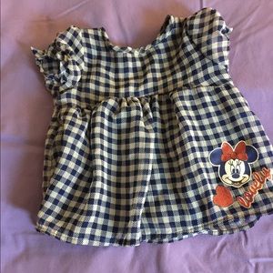 Disney Babies Dress with Minnie Appliqué 0-3 mos.